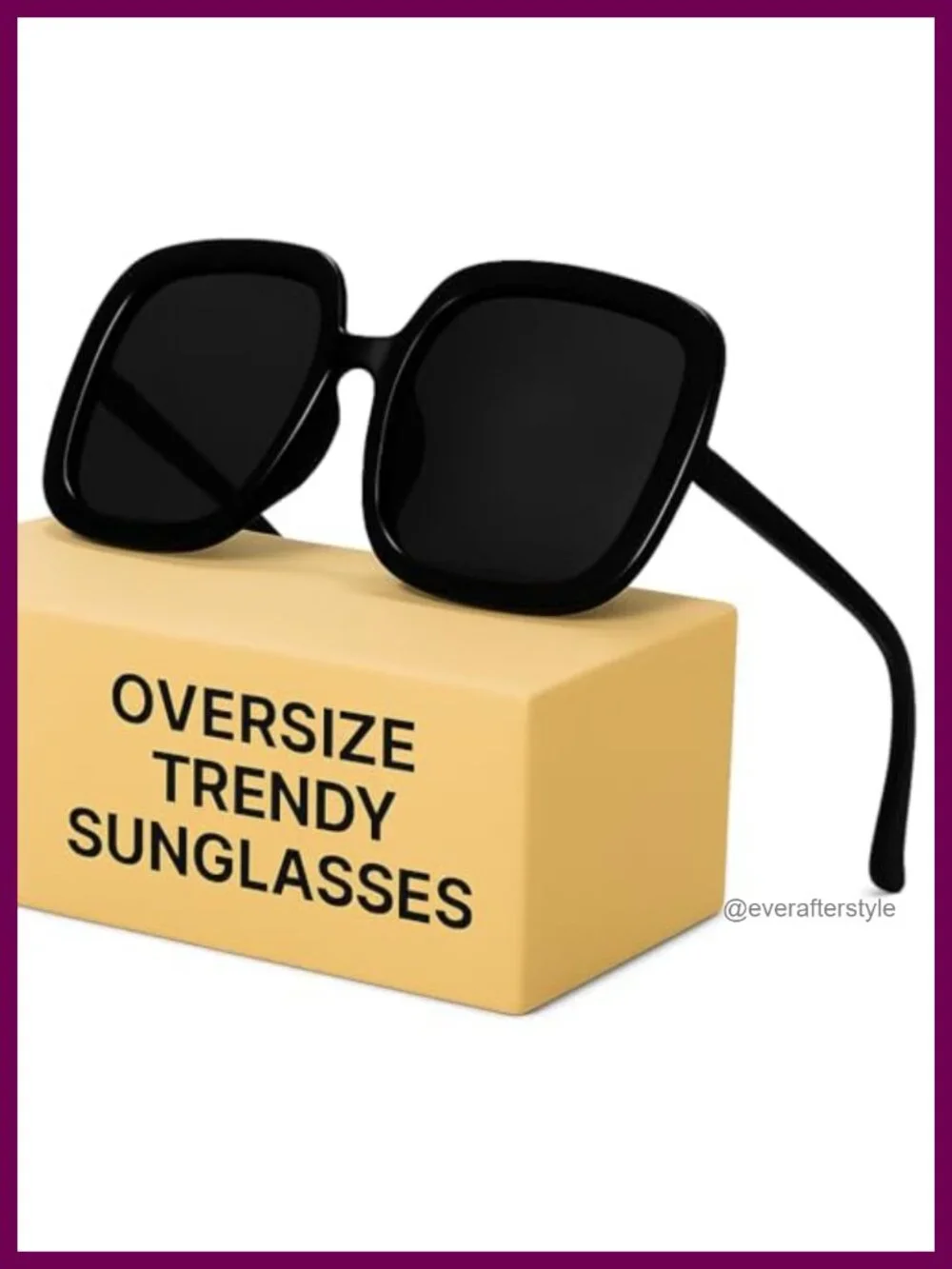 Oversized Polarized Sunglasses Women Retro UV400